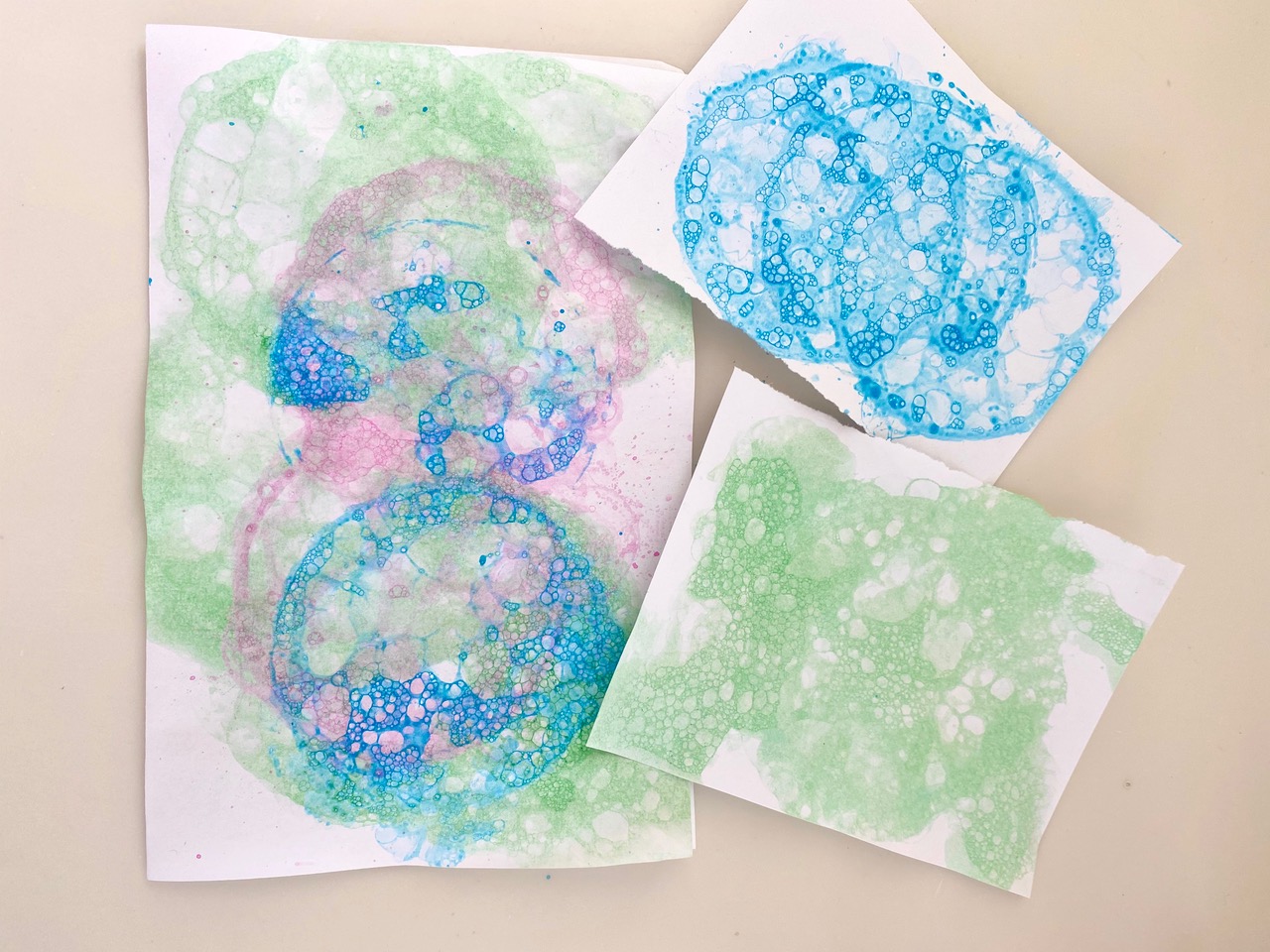 Bubble Painting Caryn Antonini